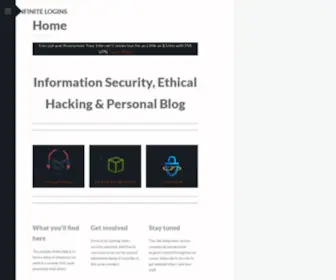 Infinitelogins.com(Infinite Logins) Screenshot