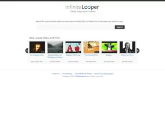 Infinitelooper.com(Youtube loop) Screenshot