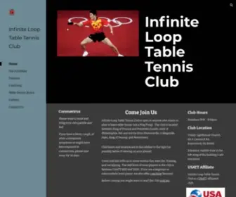 Infiniteloopttc.com(Infinite Loop Table Tennis Club) Screenshot