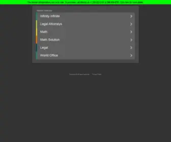 Infinitematters.com(Infinitematters) Screenshot