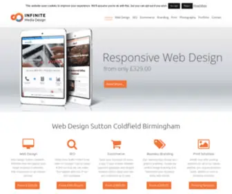 Infinitemediadesign.co.uk(Web Design Birmingham) Screenshot