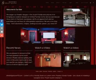 Infinitesignaturehtd.com(Infinite Signature Home Theatre Designs) Screenshot