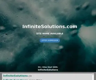 Infinitesolutions.com(InfiniteSolutions) Screenshot