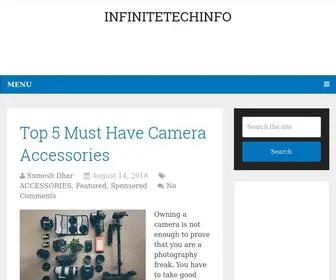 Infinitetechinfo.com(InfiniteTechInfo-Technology and The Internet World) Screenshot