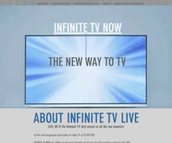 Infinitetvnow.com(Infinite TV) Screenshot