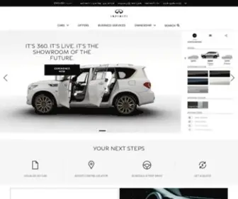 Infiniti-Qatar.com(INFINITI Qatar) Screenshot