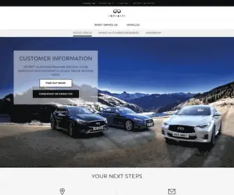 Infiniti.co.za(Infiniti Cars) Screenshot