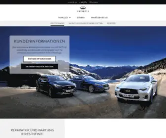 Infiniti.de(INFINITI Fahrzeugservice) Screenshot