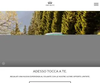 Infiniti.it(Sito ufficiale di INFINITI Italia) Screenshot