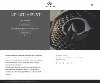 Infinitiassist.com(Infiniti Assist) Screenshot