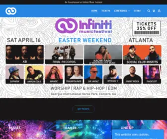 InfinitimusicFestival.com(Infiniti Music Festival) Screenshot