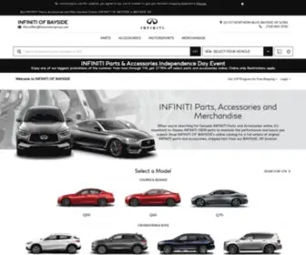 Infinitiofbaysideparts.com(INFINITI Parts) Screenshot