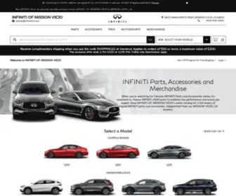 Infinitiofmissionviejoparts.com(INFINITI Parts) Screenshot