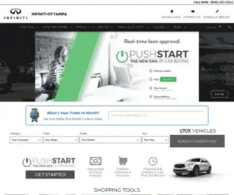 Infinitioftampa.com(Tampa INFINITI) Screenshot