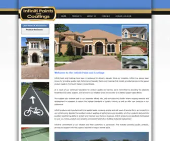 Infinitipaints.com(Infiniti Paints & Coatings) Screenshot