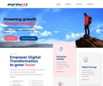 Infinitiplc.com(Sales and distribution Application UAE) Screenshot