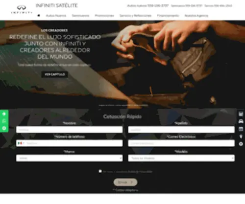 Infinitisatelite.mx(Centro Infiniti Satélite) Screenshot