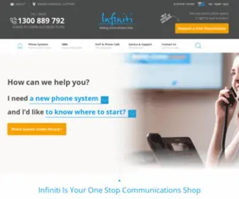 Infinititelecommunications.com.au(Infiniti Telecommunications) Screenshot