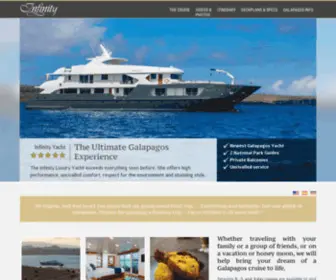 Infinity-Galapagos.com(Infinity Galapagos Yacht) Screenshot