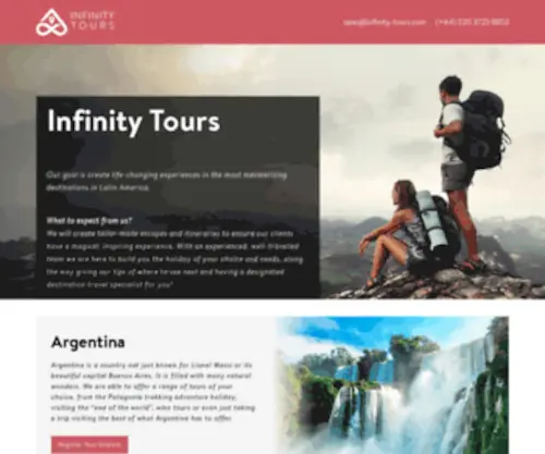 Infinity-Tours.com(Brazil Holidays) Screenshot