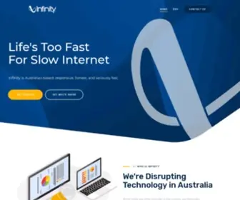 Infinity.com.au(Leading Australian ICT Provider) Screenshot