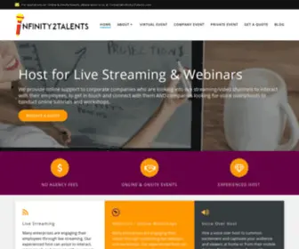 Infinity2Talents.com(Emcee Services Singapore) Screenshot