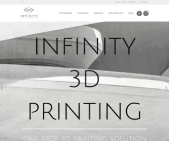 Infinity3Dprinting.com(3D Printing Service) Screenshot