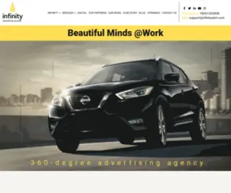 Infinityadvt.com(Infinity advertising services) Screenshot