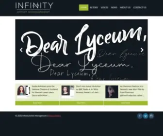 Infinityartists.com(Infinity Artist Management TV) Screenshot