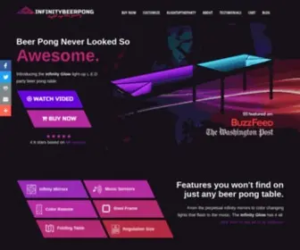 Infinitybeerpong.com(Custom Glow) Screenshot