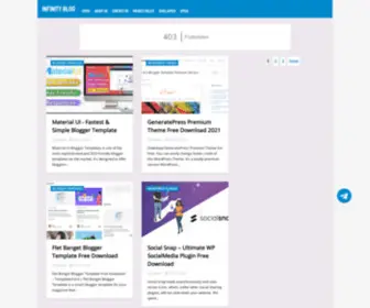 Infinityblog.xyz(Blogger Themes) Screenshot