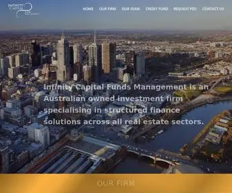 Infinitycapitalfm.com.au(Specialising in structured finance solutions across all national real estate sectors) Screenshot