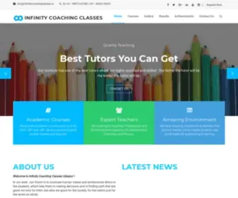 Infinitycoachingclasses.com(Infinity Coaching Classes) Screenshot