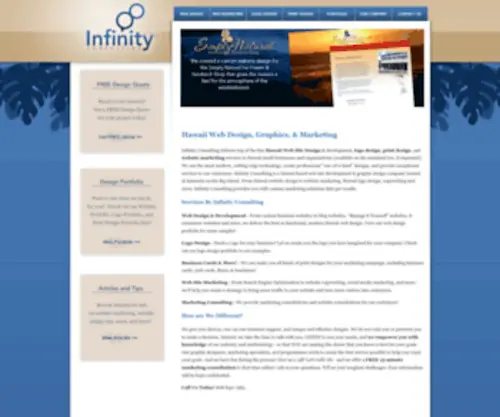 Infinityconsulting.com(Hawaii WEBSITE Design) Screenshot