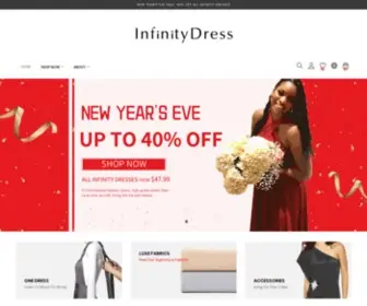 Infinitydress.com(Infinity Dress) Screenshot