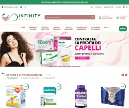 Infinityfarma.it(Infinity Farma) Screenshot