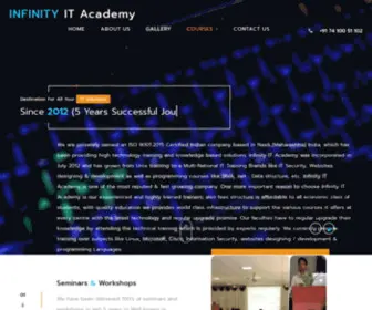 Infinityflare.com(Ethical Hacking Training Institute in Nashik) Screenshot