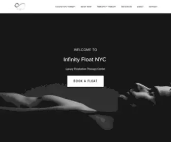 Infinityfloatnyc.com(Infinity Float NYC) Screenshot