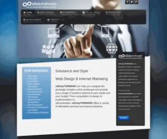 Infinityforward.com(Web Design) Screenshot