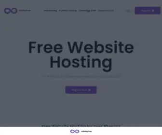Infinityfree.com(Free Web Hosting with PHP and MySQL) Screenshot