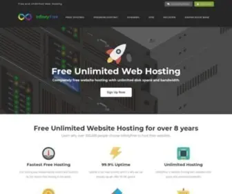 Infinityfree.net(Free Web Hosting with PHP and MySQL) Screenshot
