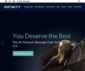 Infinitymassagechairs.com(Massage Chairs & Recliners) Screenshot