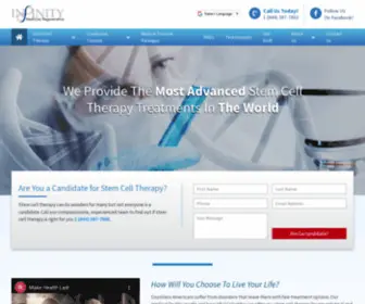 Infinitymedicinaregenerativa.com(Stem Cell Therapy Clinic) Screenshot