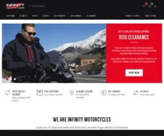 Infinitymotorcycles.com(Infinity Motorcycles) Screenshot
