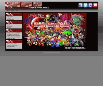 Infinitymugenteam.com(Infinity Mugen Team) Screenshot