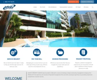 Infinitypropertyservices.com(Local Santa Clarita HOA Management Company for Community Association Management) Screenshot