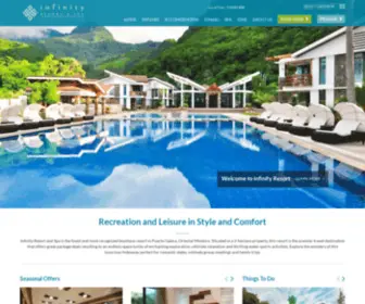 Infinityresort.com.ph(Infinity Resort & Spa) Screenshot