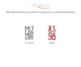 Infinityshoes.com(Infinity shoes) Screenshot