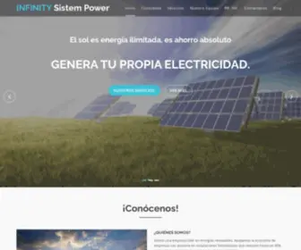 Infinitysistempower.com(Infinity Sistem Power) Screenshot