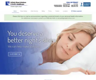 Infinitysleep.com(Infinity Sleep Solutions) Screenshot